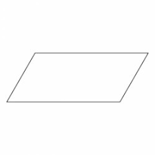 1 1/2" x 3" Parallelogram Skjæremal