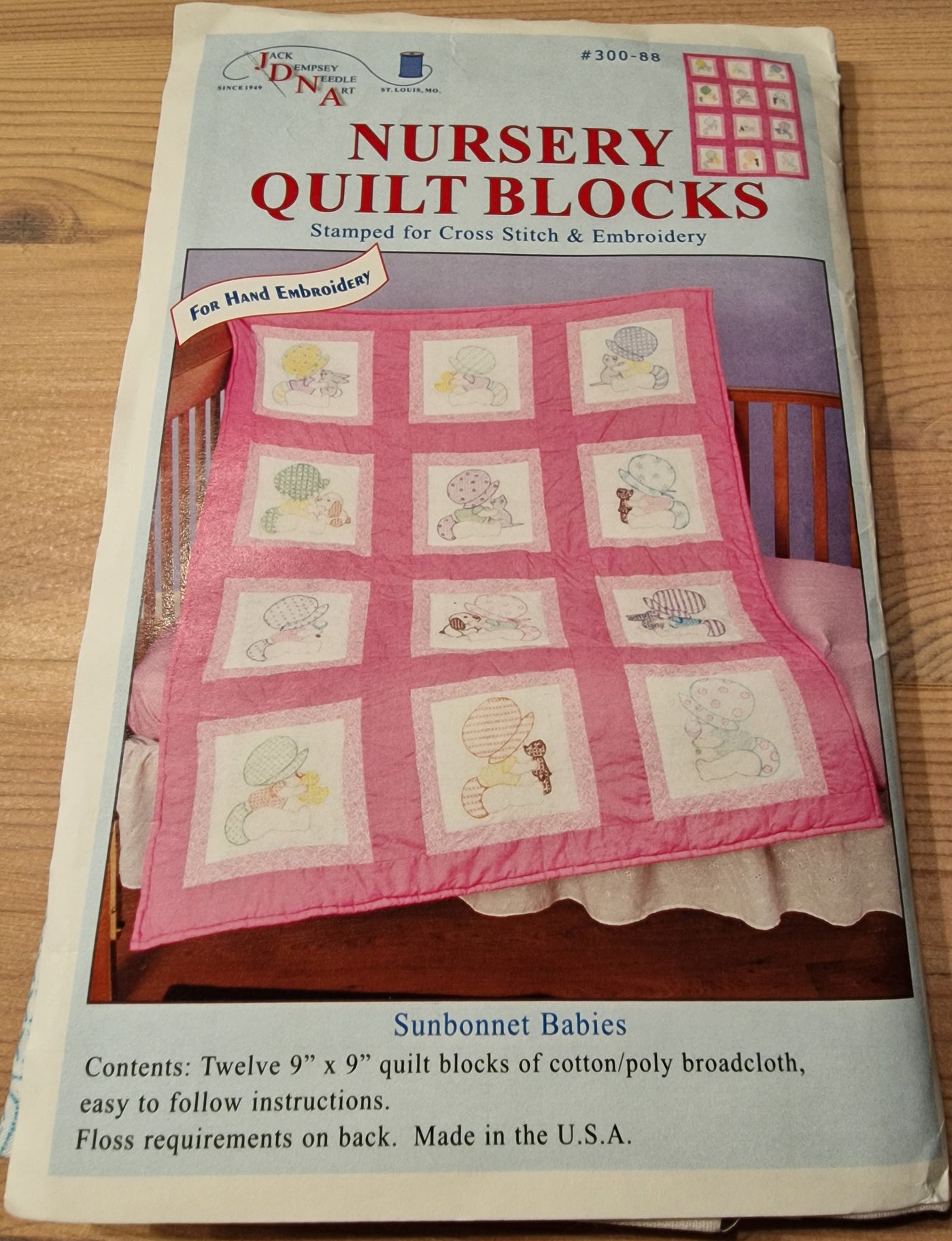 Nursery Quilt Blocks - Sunbonnet Babies