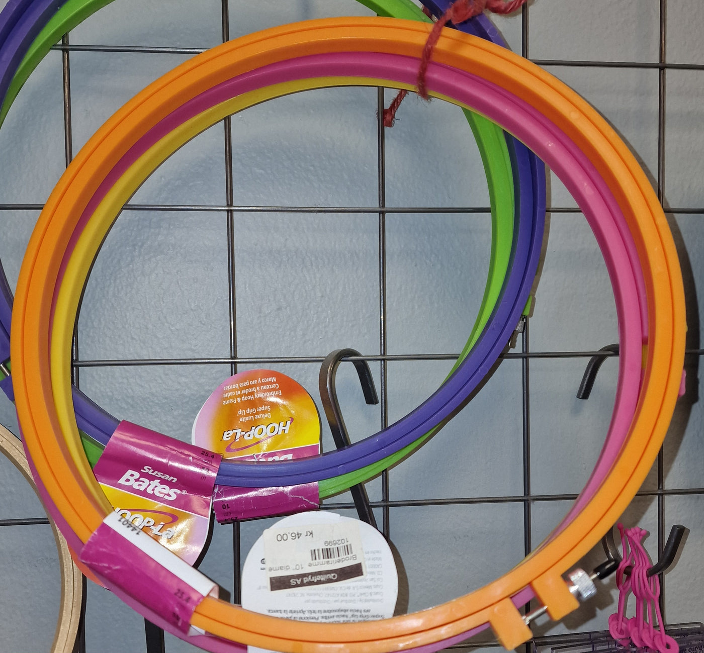 Broderi-ring plast 10"