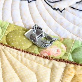 Janome 1/4 inch-fot uten styrelinjal gruppe 1