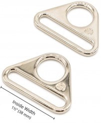 Triangel-ringer 1,5" Nikkel - ByAnnie
