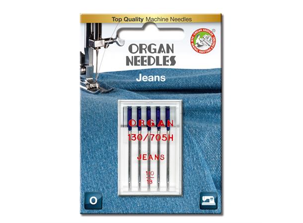 Symaskinnåler Organ - Jeans 110/18