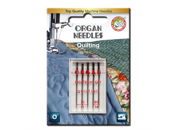 Symaskinnåler Organ - Quilting 75-90