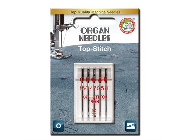 Symaskinnåler - Organ - Top Stitch 90/14