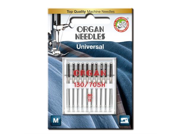 Symaskinnåler Organ  80 - 10 stk