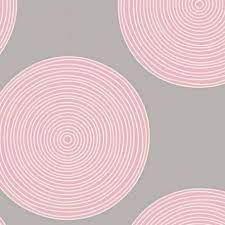 108" bredde Tilda Luna Pink/Grey