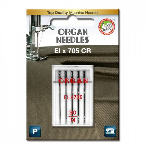 Symaskinnåler Organ Needles STR 75/11 EL x 705 CR overlocknåler