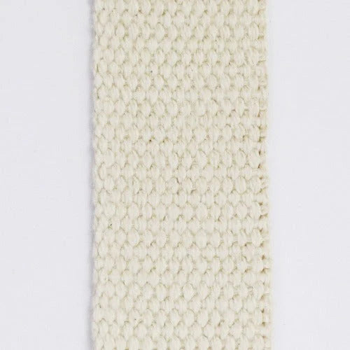 Bomullsbånd/Webbing 40 mm offwhite