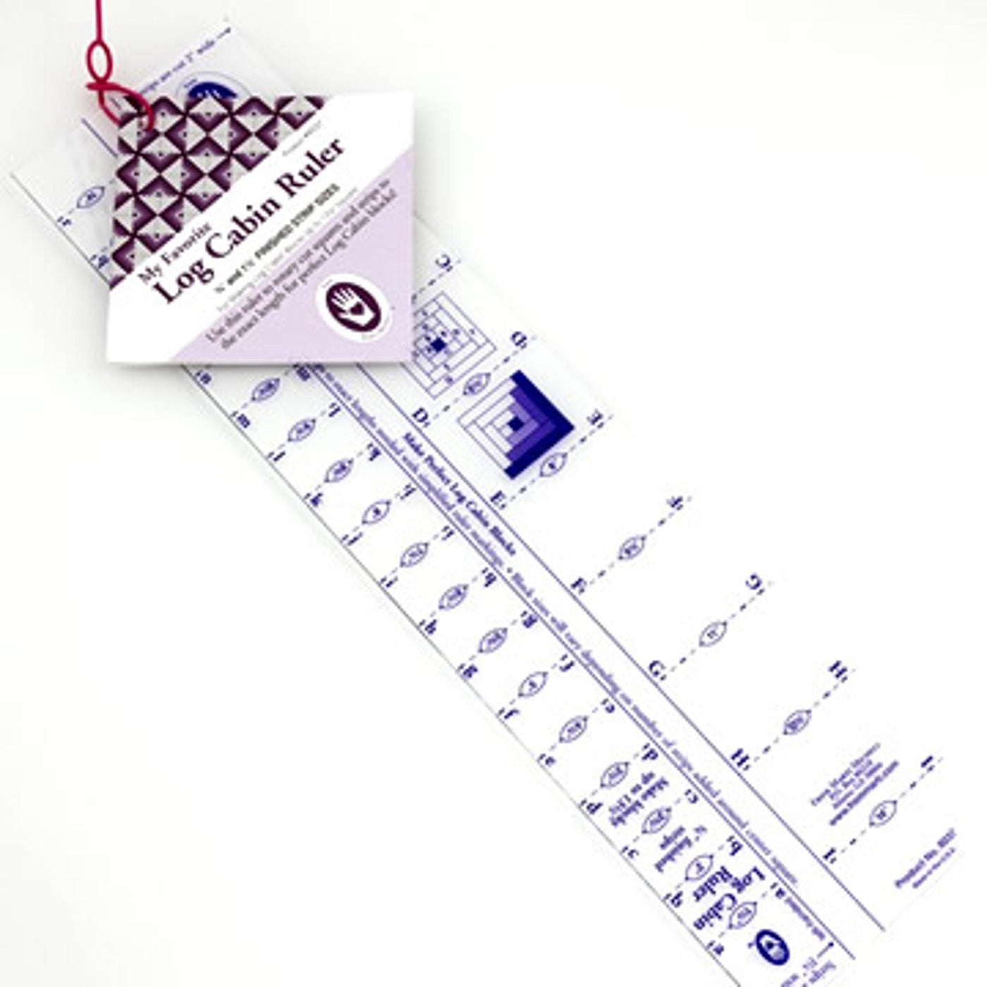 Log Cabin ruler 3/4"" & 1 1/2""