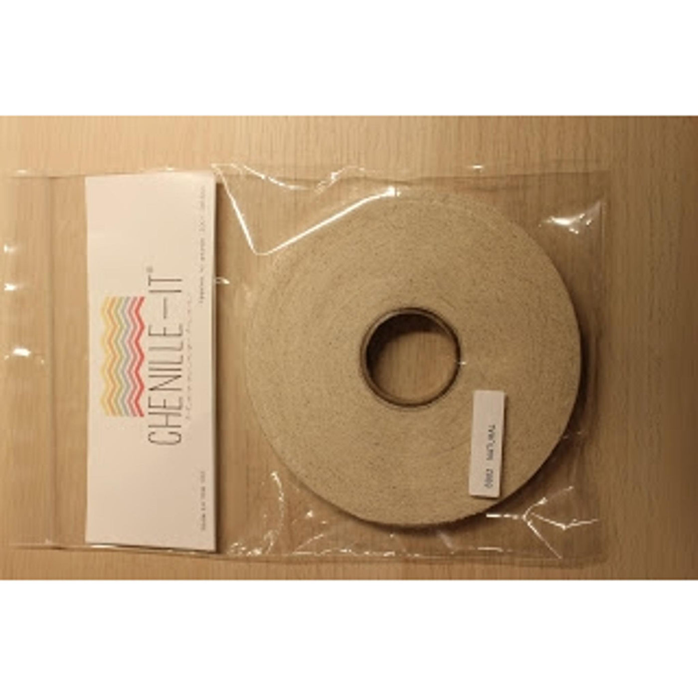 Chenille bånd 3/8"" Natur