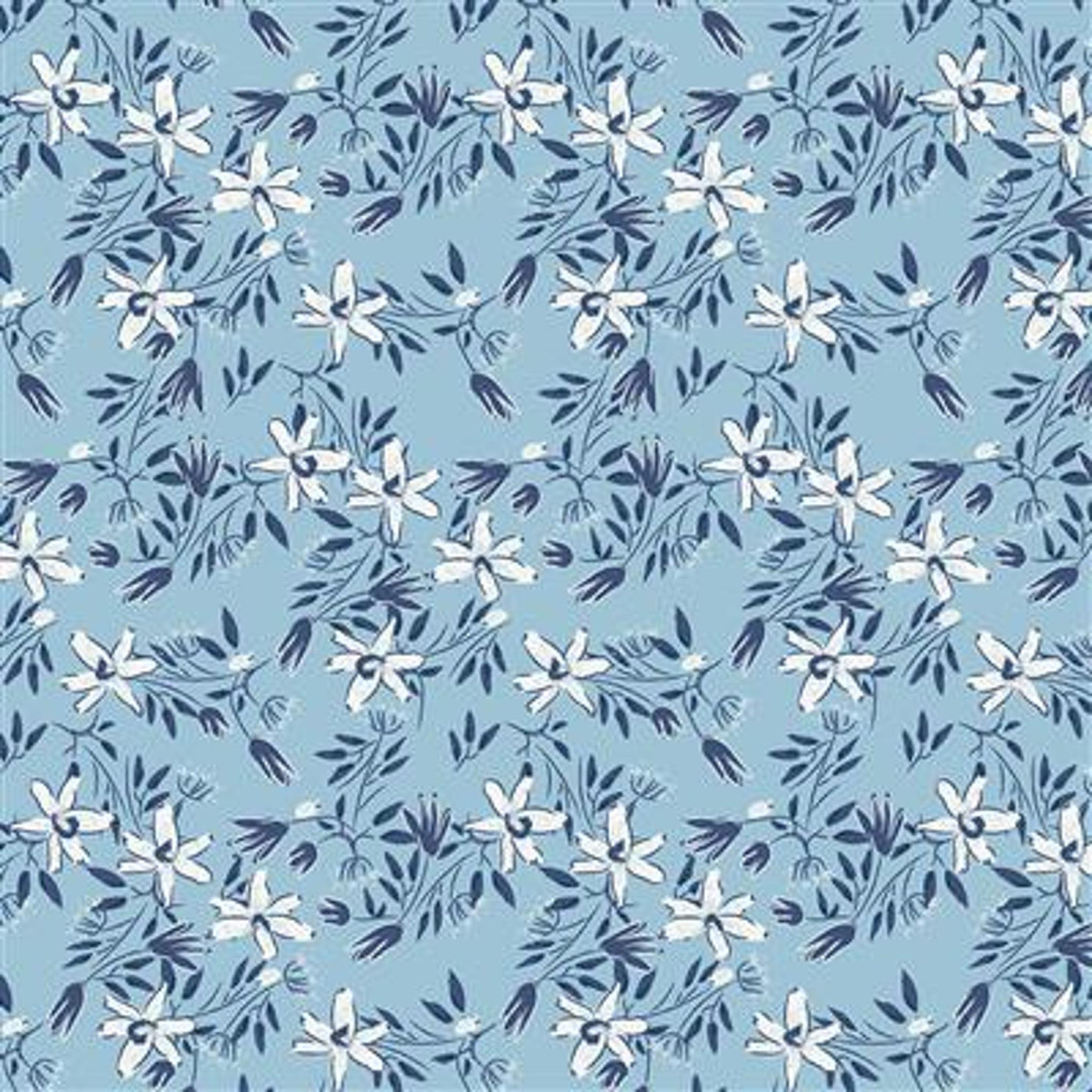 Blue Goose 3099-29 Floral, Light Blue