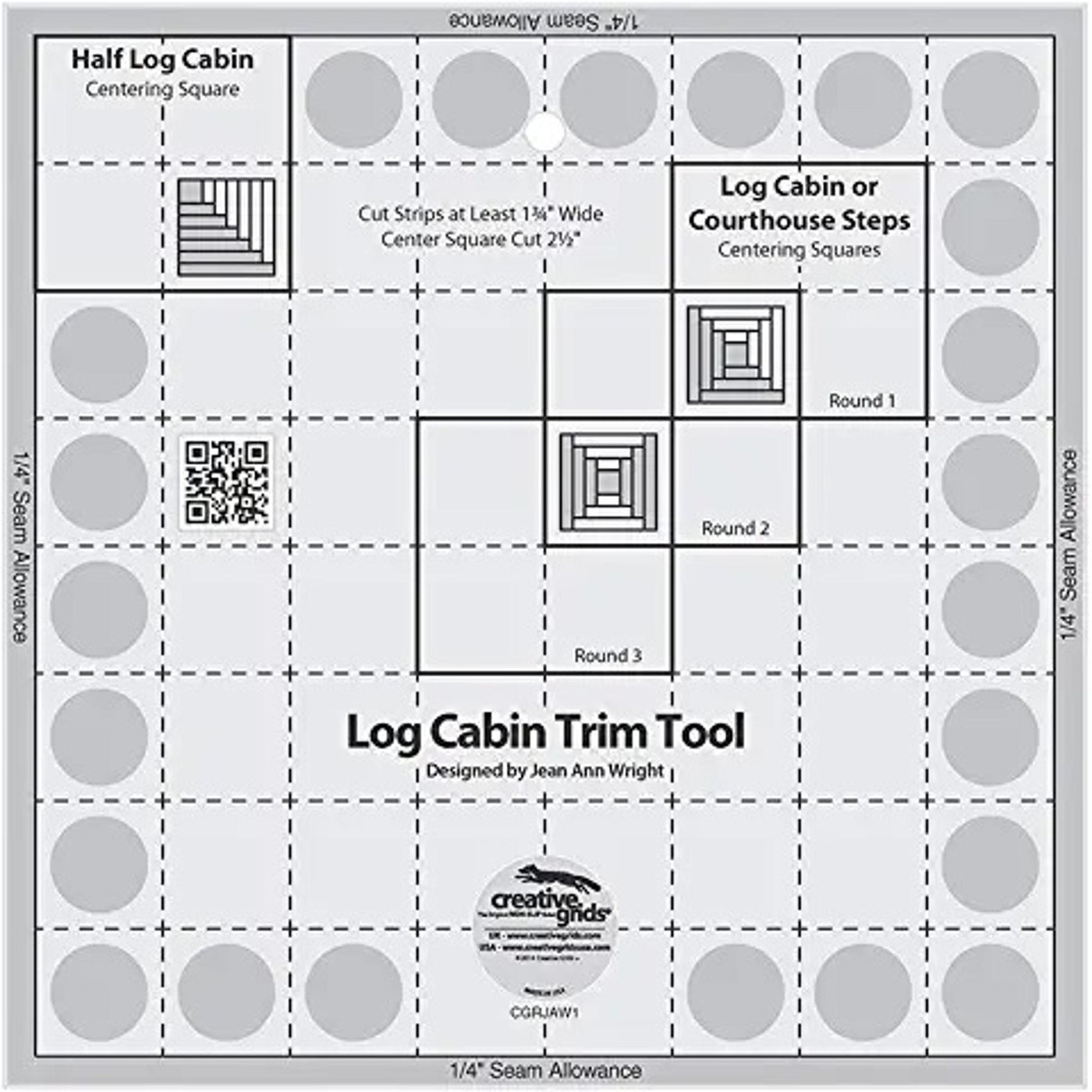 Creative Grids 8 inch Log Cabin