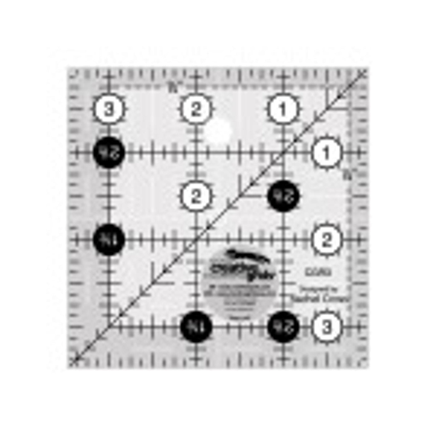 Creative Grids linjal 3,5 x 3,5 inch