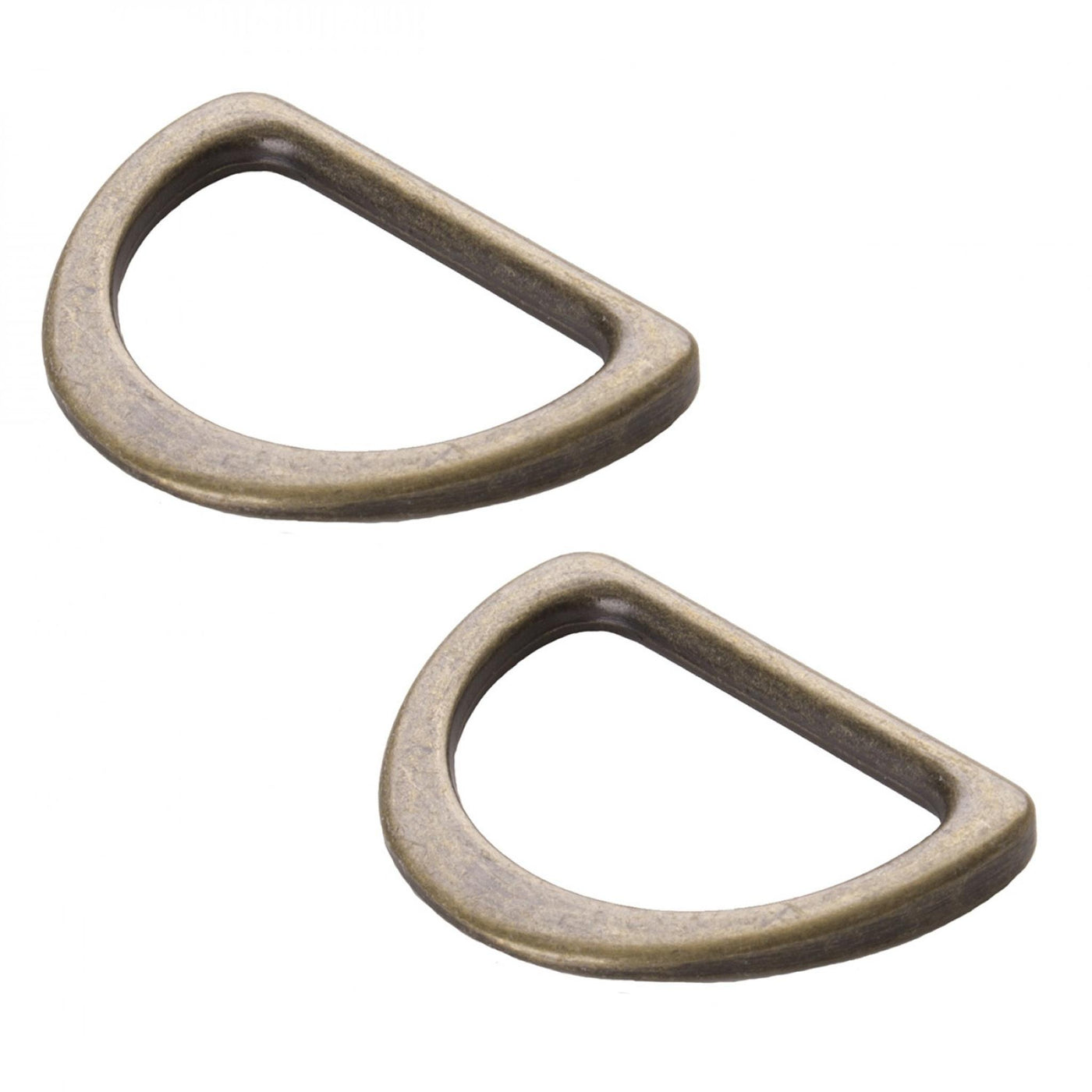 D-ringerr 2 stk nikkel 1" ByAnnie