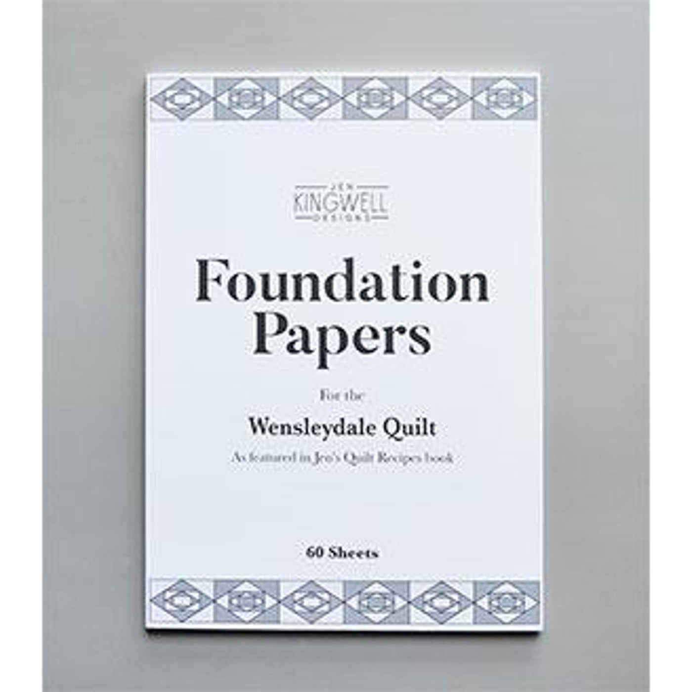 Foundation paper - Wensleydale Quilt