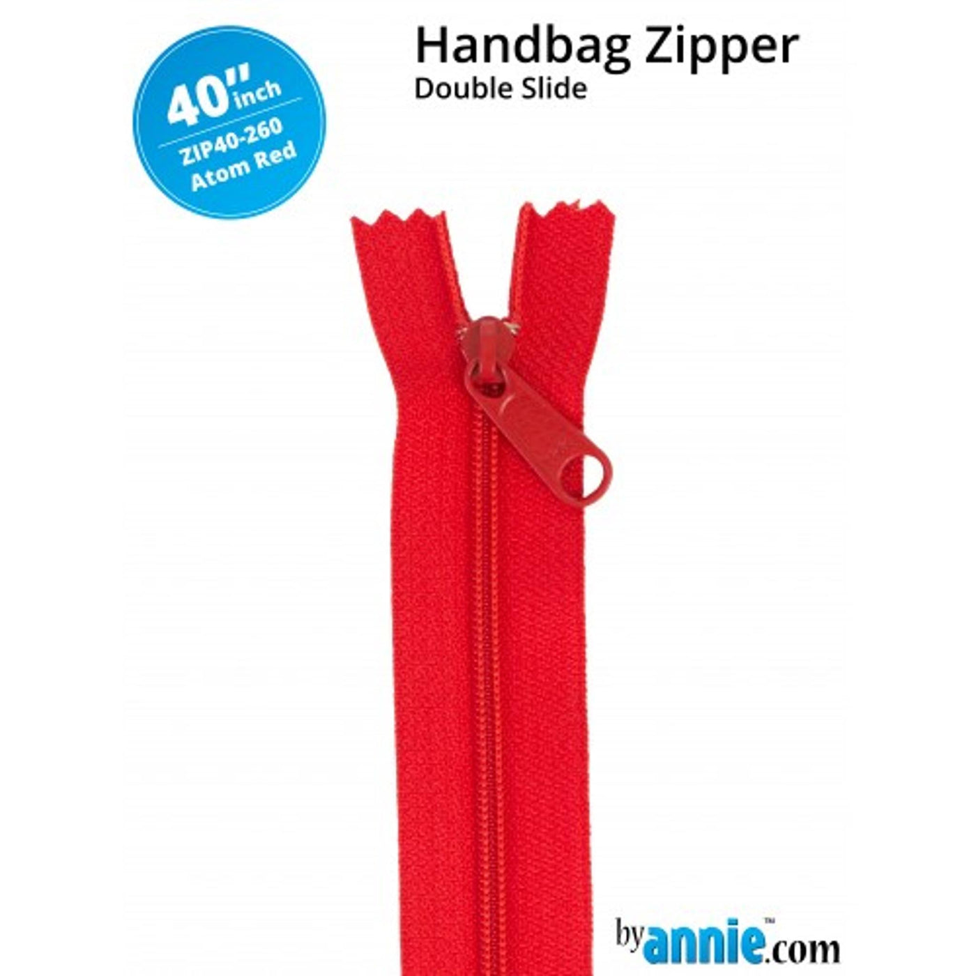 Glidelås 40"" Atom Red- ByAnnie