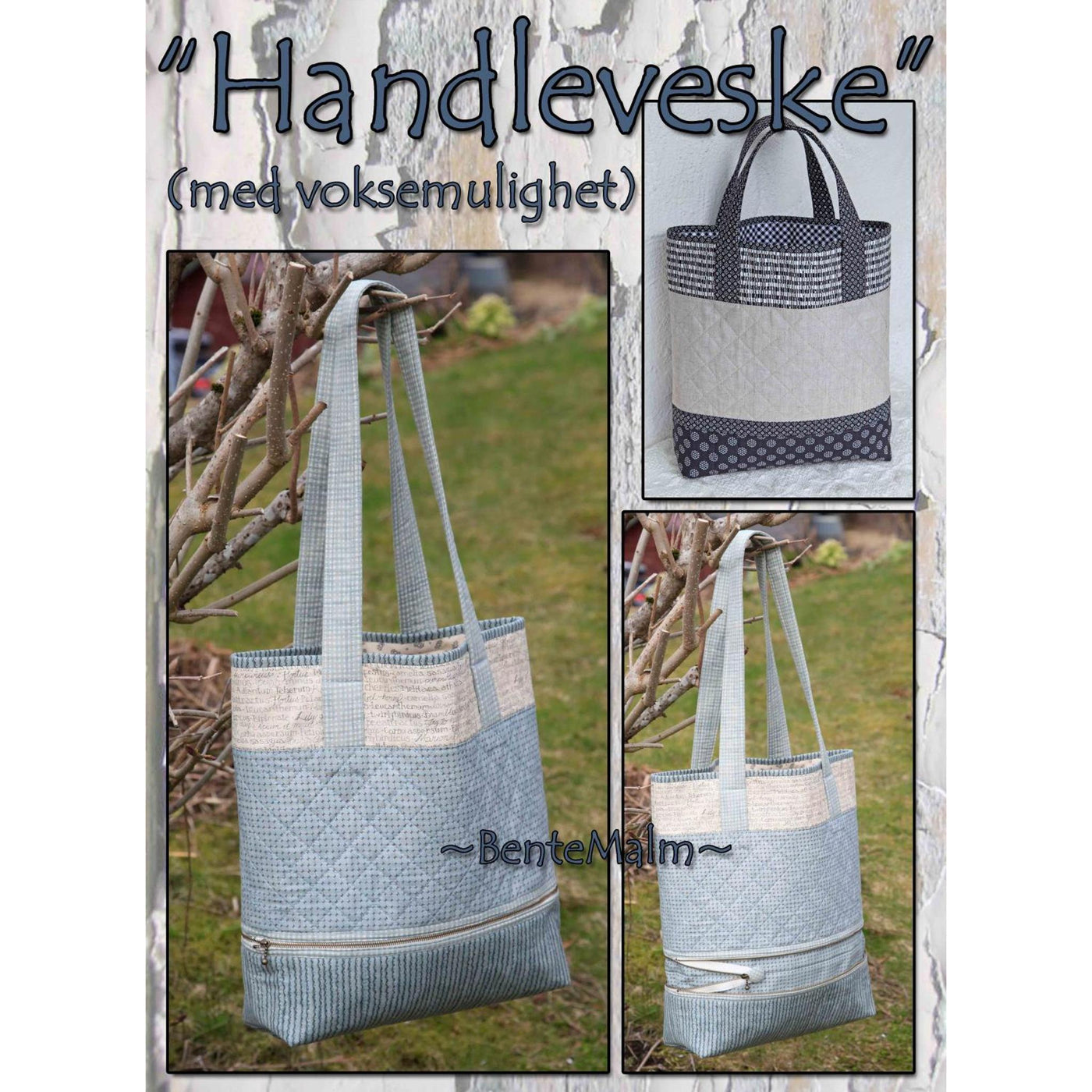 Handleveske - med voksemulighet