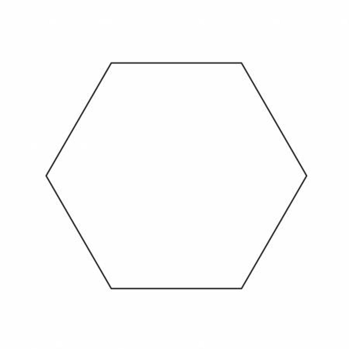 Hexagon 3""  skjæremal - Template