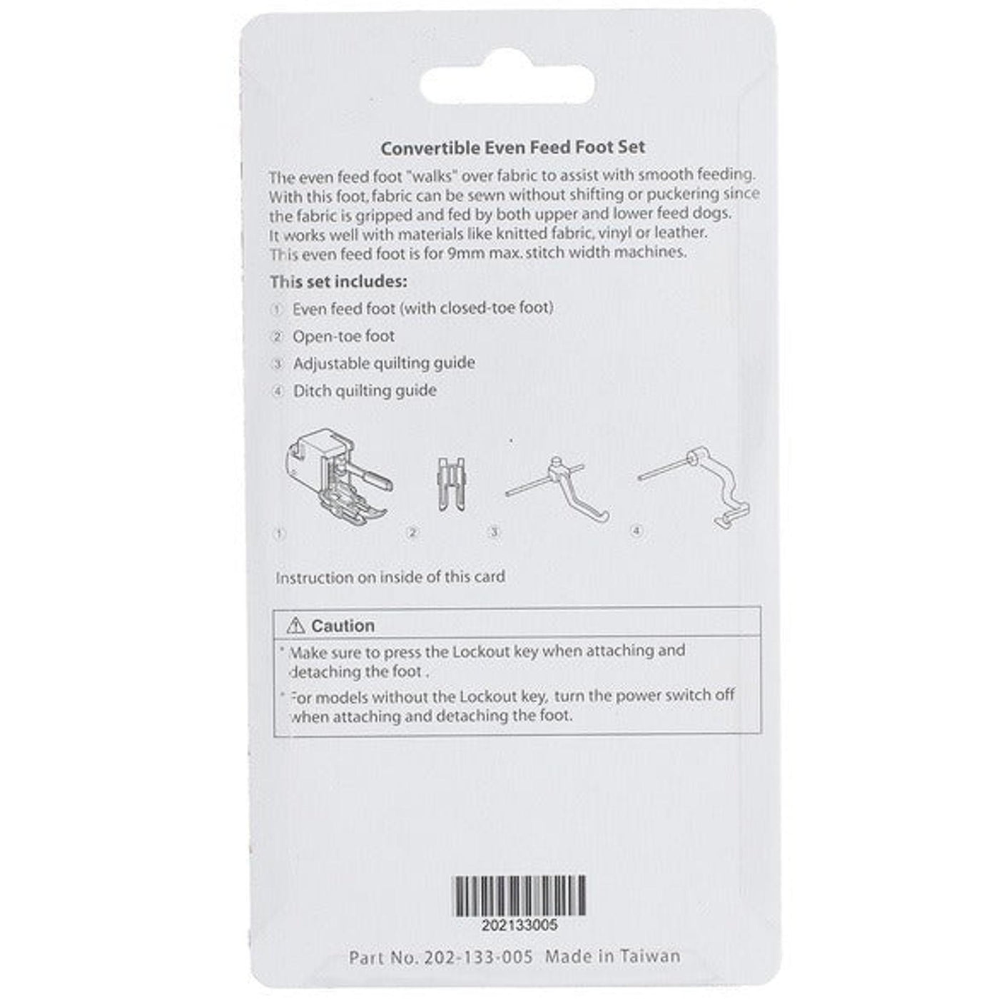 Janome Overtransportør 3-i-1 gruppe 1B,D
