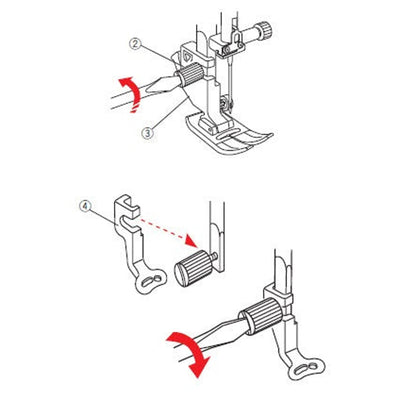 Janome Trykkfotfeste med standard trykkfot