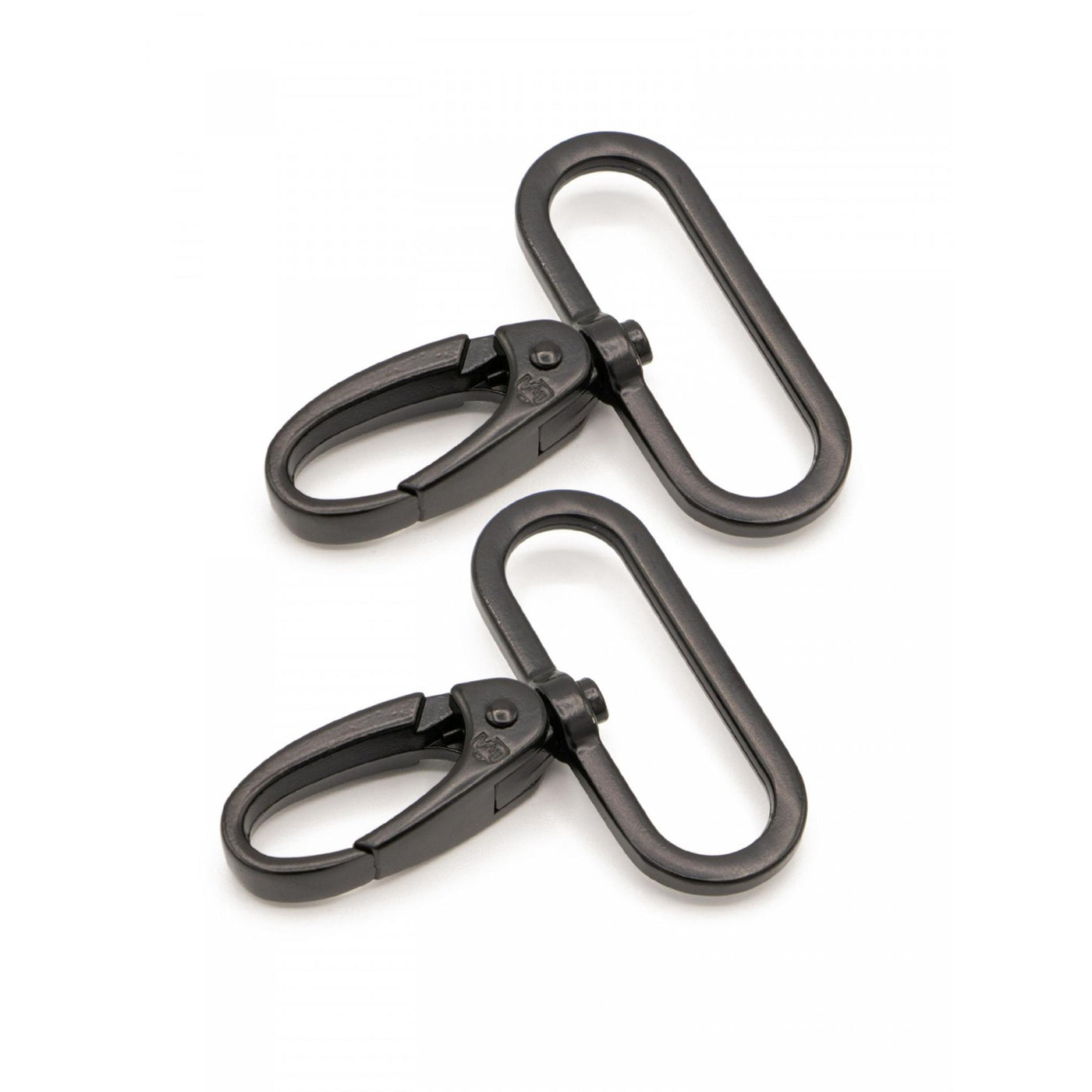 Karabinkroker  1,5" Black Metal