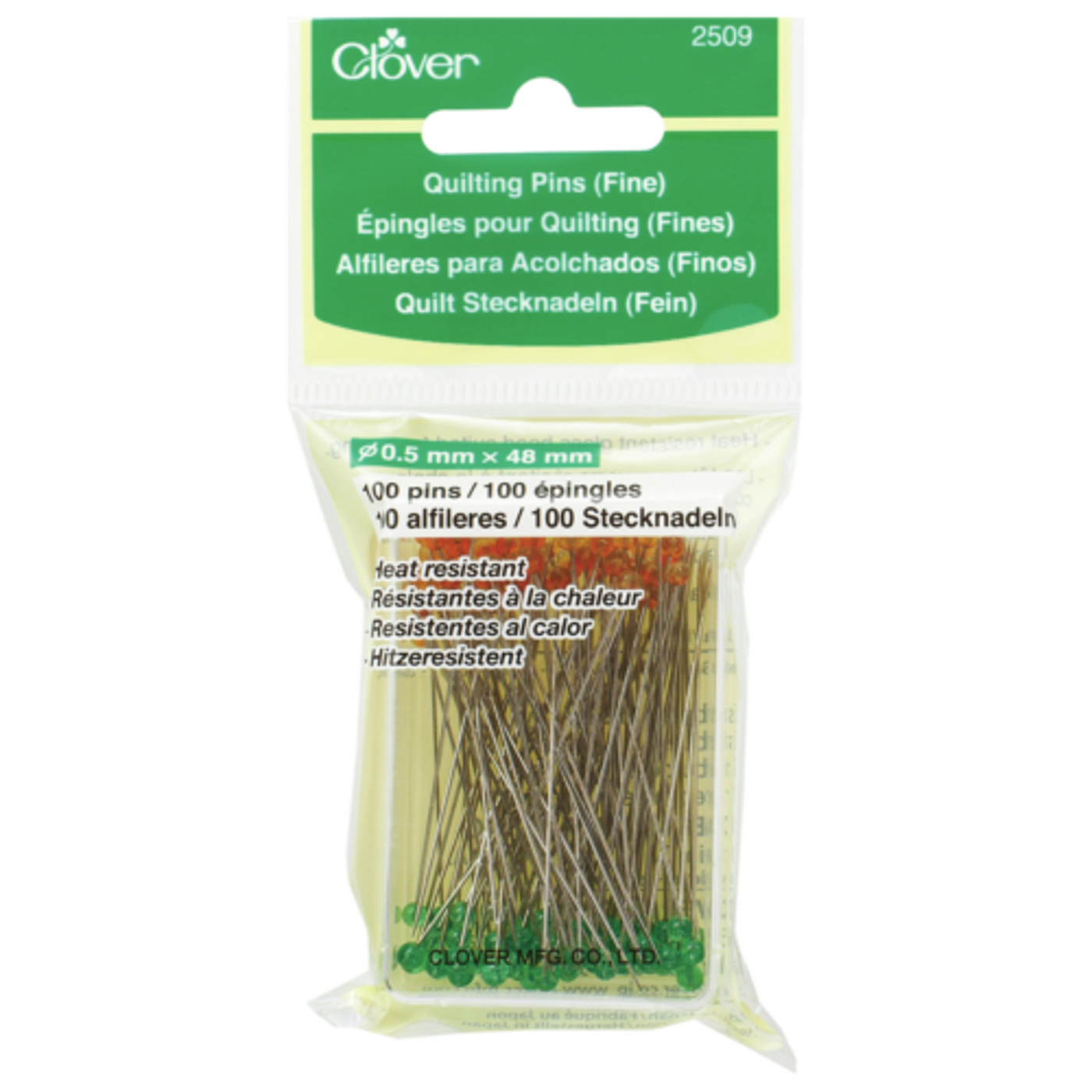 Knappenåler "Quilting Pins fra Clover