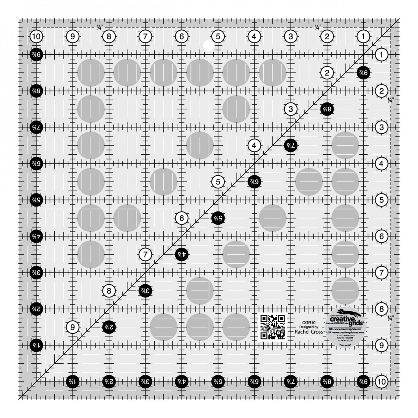 Linjal Creative Grids 10,5 x 10,5 inch