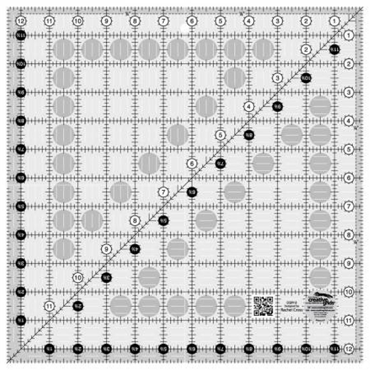 Linjal Creative Grids 12,5 x 12,5 inch