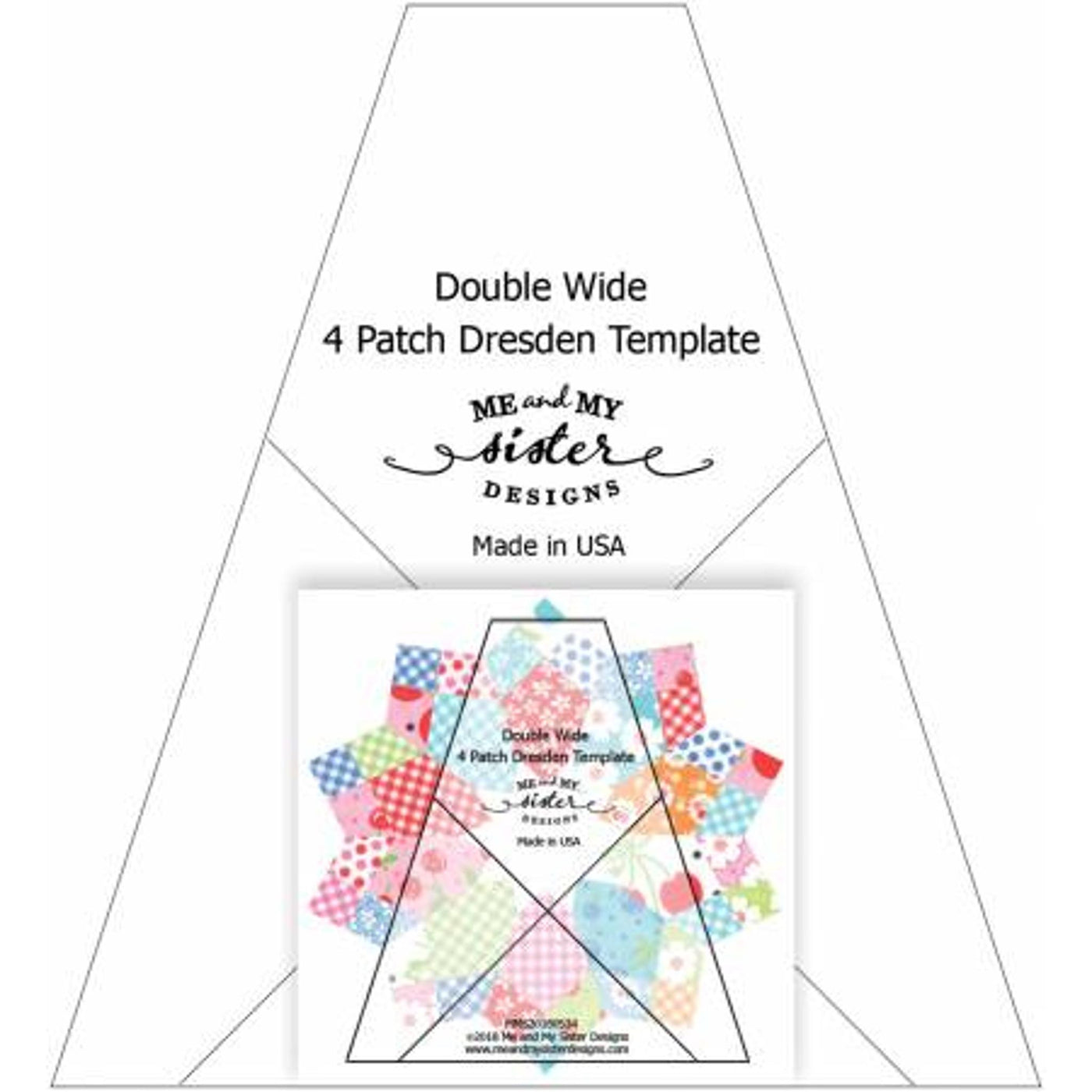 Linjal Double Wide 4-patch Dresden Ruler