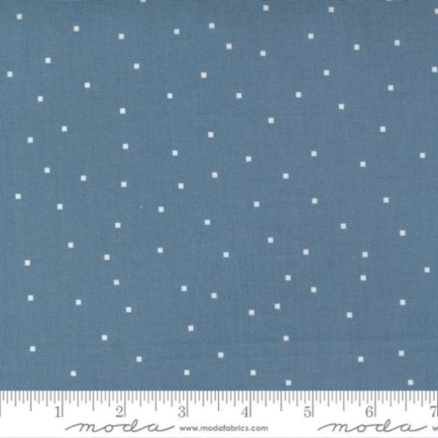 Meander Tiny Square Dots Indigo 2458617