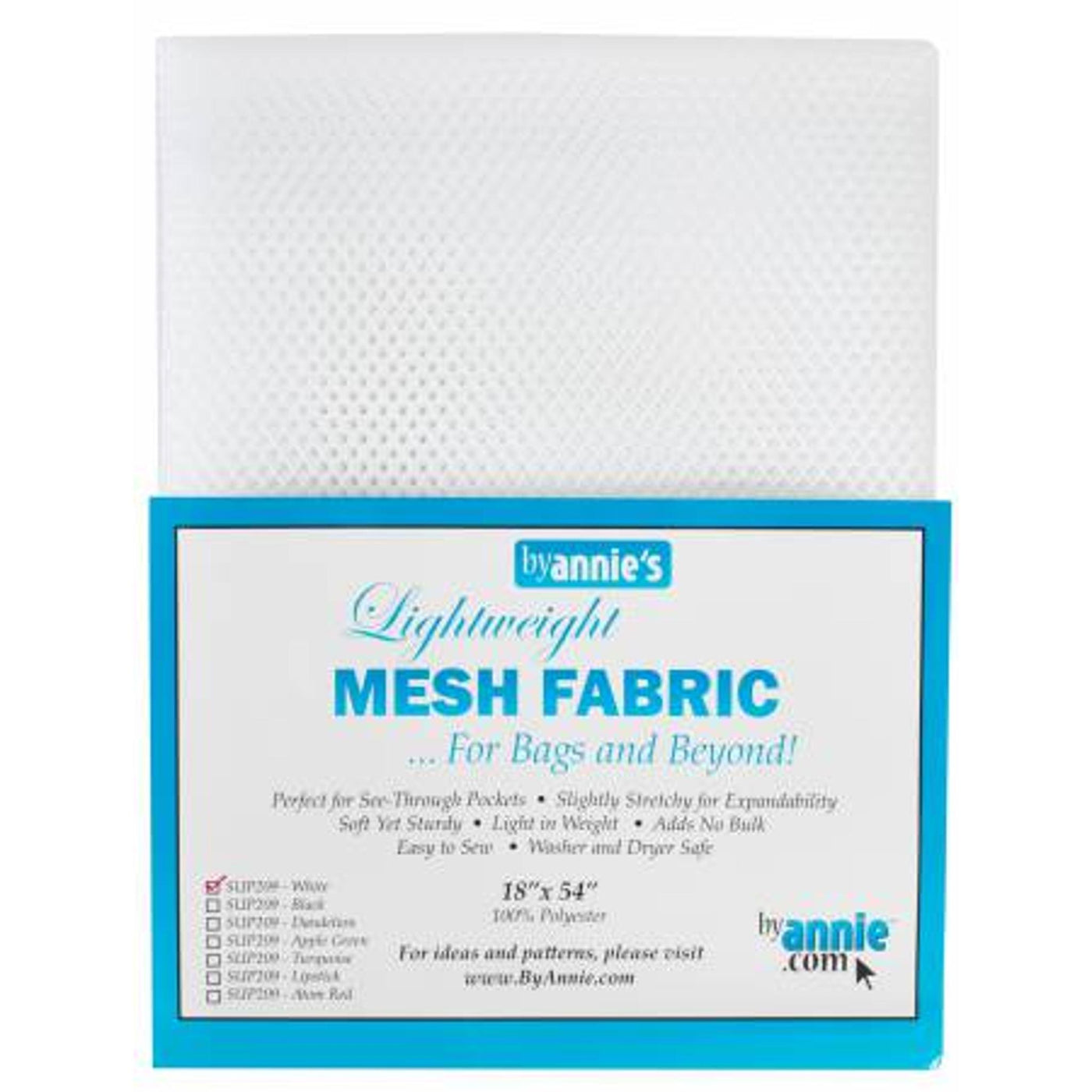 Mesh 18x54 inch Hvit
