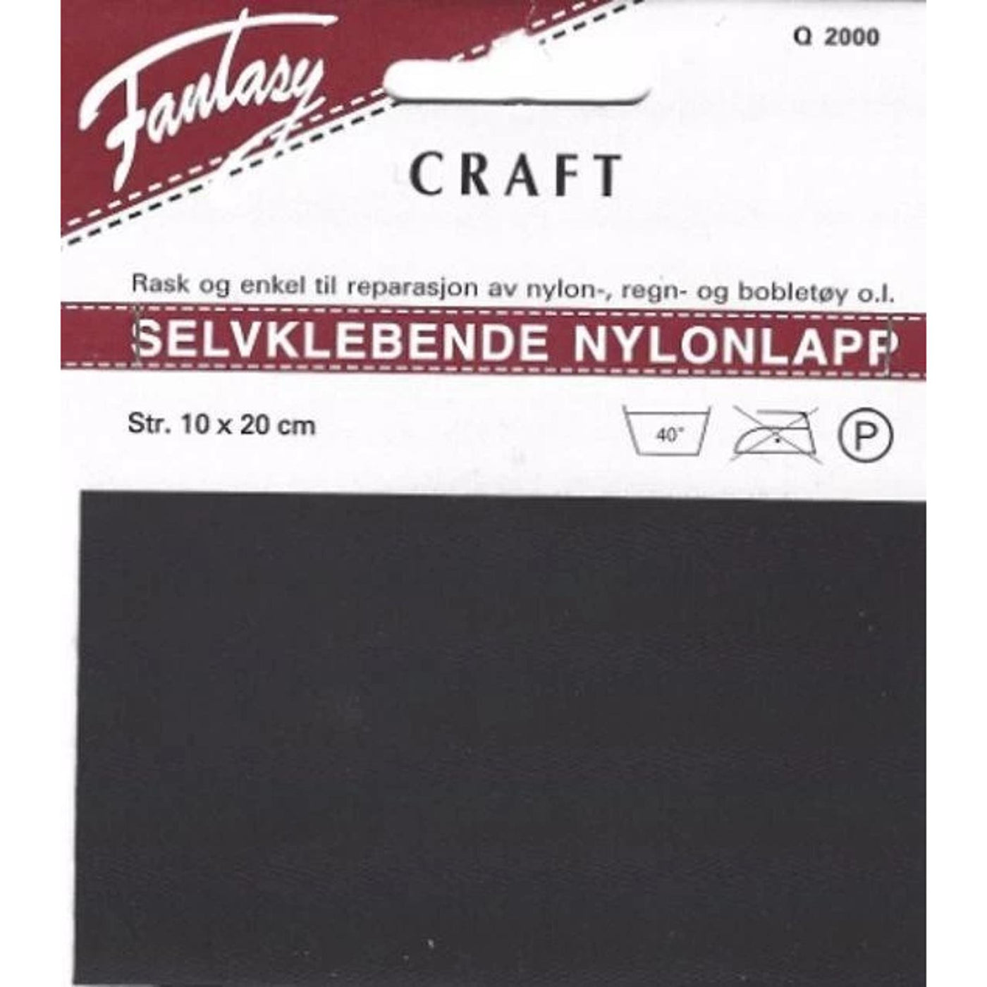 Mørke brun Selvklebende Nylonlapp