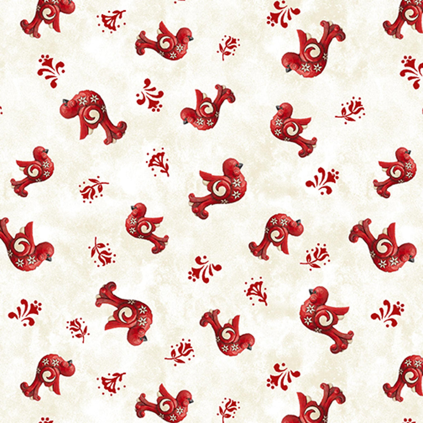 Nordic Noel Birds Cream 12310-07