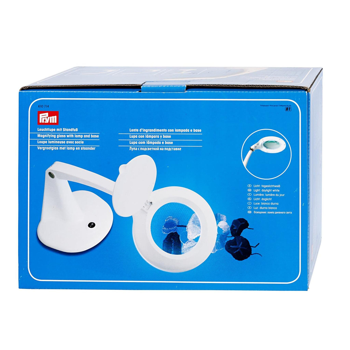 Prym bordlampe LED med lupe