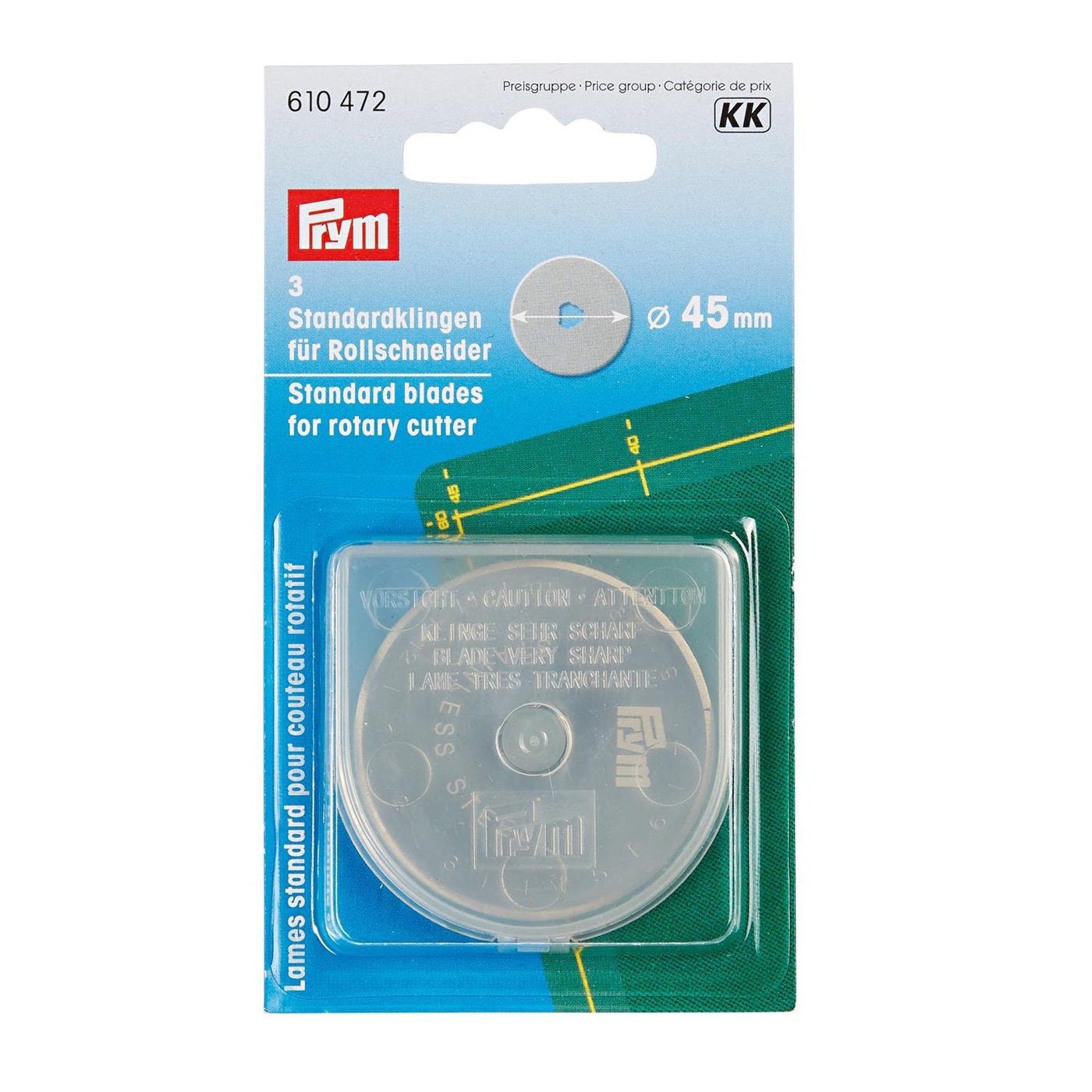 Skjæreknivblad Prym 45mm 3 stk pr pakke