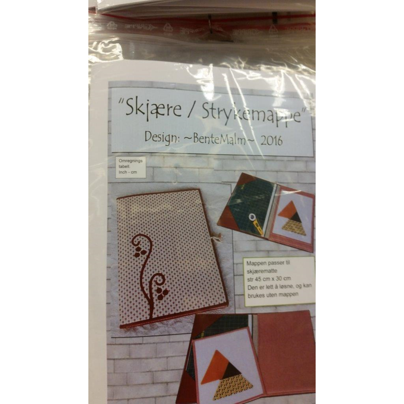 "Skjære/ Strykemappe"