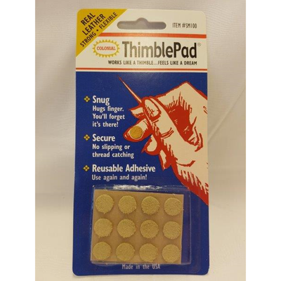 Thimble Pads Real Leather - fingerbeskyttelse skinnlapper