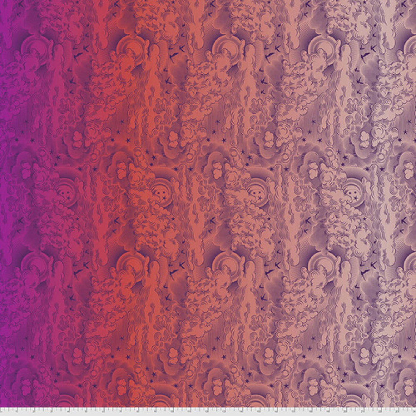 Tula Pink Daydreamer Little fluffy clouds  - rosa