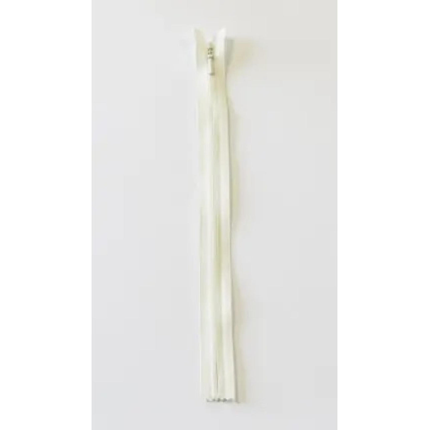 Usynlig glidlås Offwhite 23cm